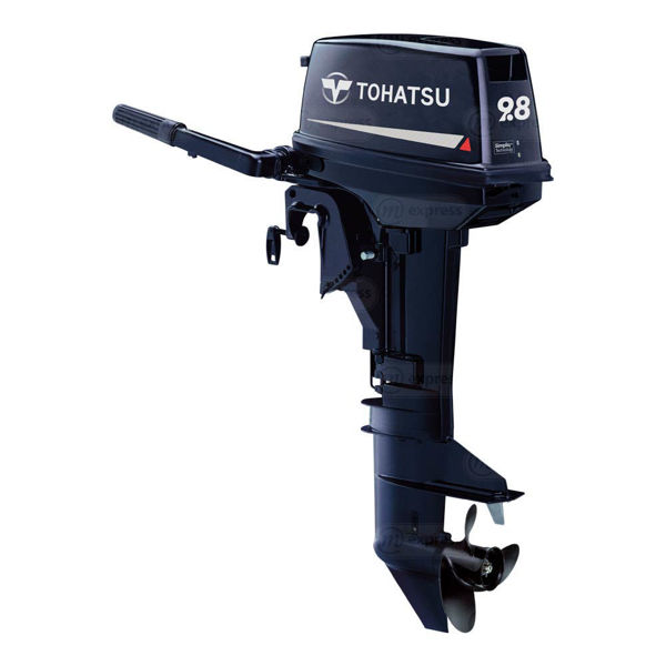 automotriz, motor, fuera, borda, tohatsu, barco, lancha, marino, navegacion, pala, corta, m98bs-ex